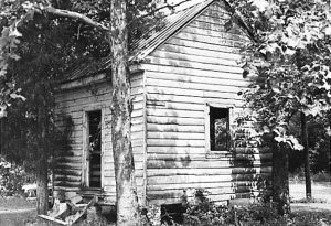 Slave house at Magnolia Plantation, similar to cabin on Edisto from AP story