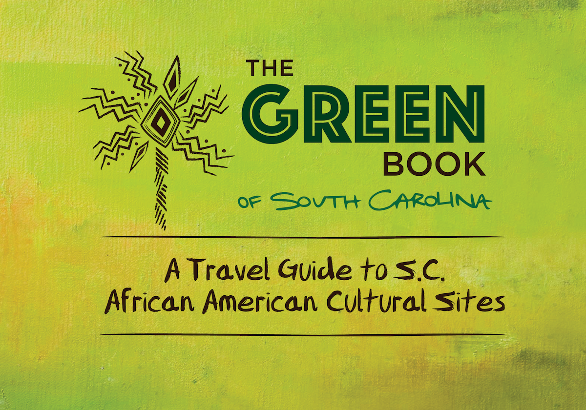Green Book of SC logo with tagline-African-American-Palmetto-Tree-Graphic