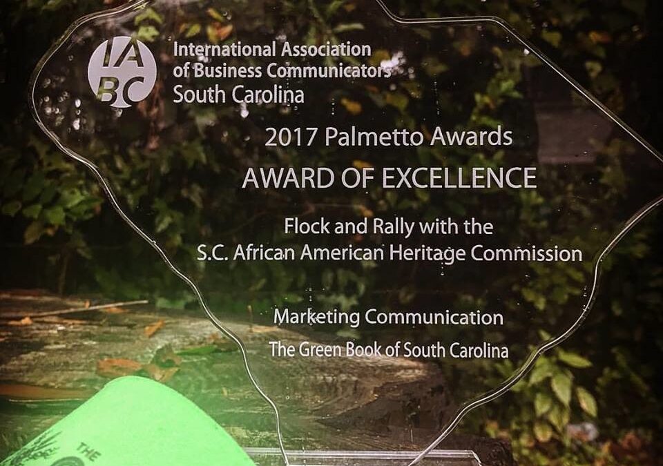 Press Release: Green Book Team Wins Palmetto Award of Excellence